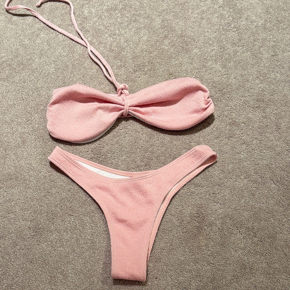 Pink bikini